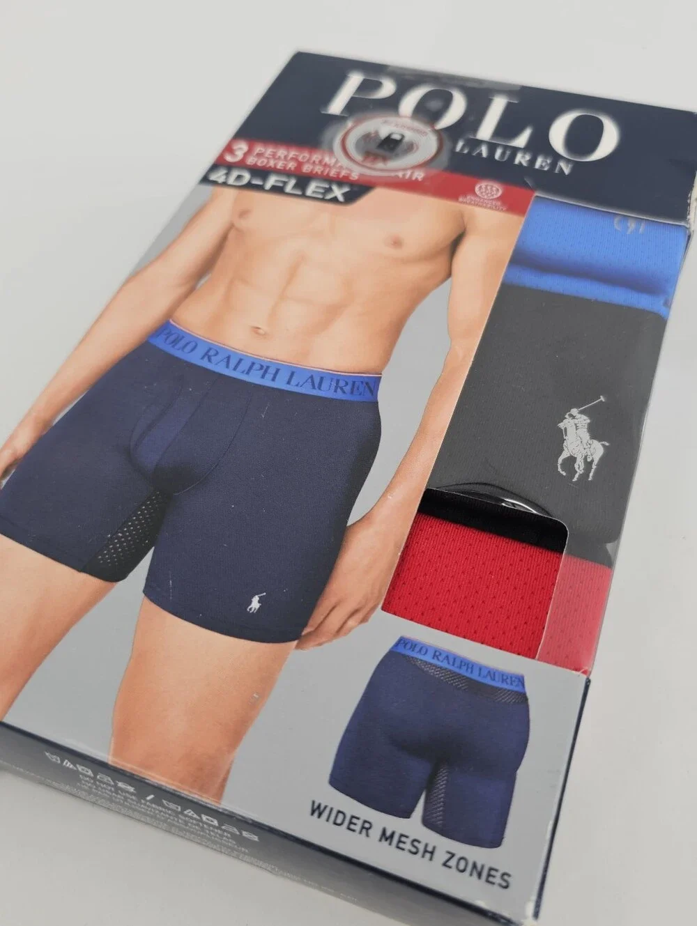 Polo Ralph Lauren 4D-Flex Performance Boxer Briefs 3 pack Men's Underwear